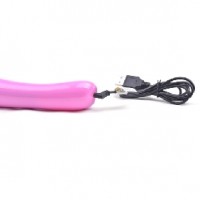 Wand Massager "Elegance", 20-Mode + 8 Speeds Whisper Quiet Rechargeable PINK